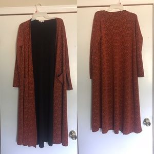 Floral rust Lularoe Sarah
